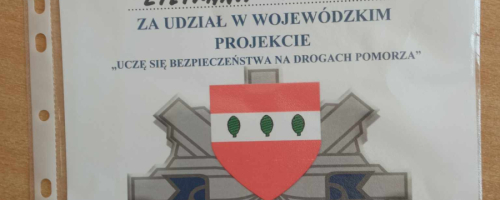 Projekt "Uczę się bezpieczeństwa na drogach Pomorza" 2024