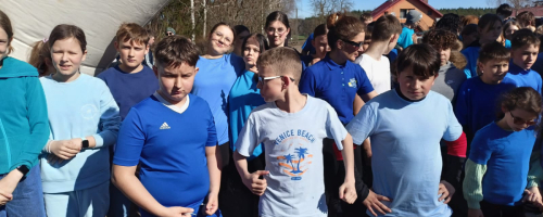 Integracyjny Bieg Przełajowy w Uśnicach 02.04.2025