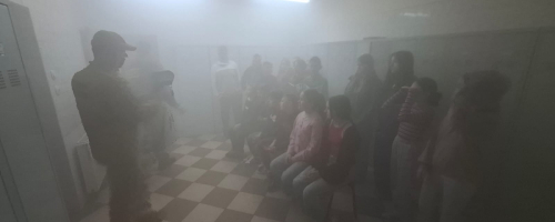 Z wizytą w Państwowej Straży Pożarnej w Sztumie 14.04.2025