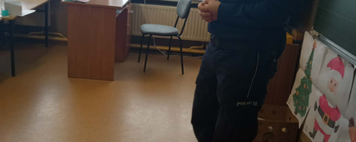 Bezpieczne ferie zimowe - spotkanie z policjantem 14.01.2026